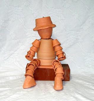 鉢人形（ポットドール）3号男・キット販売